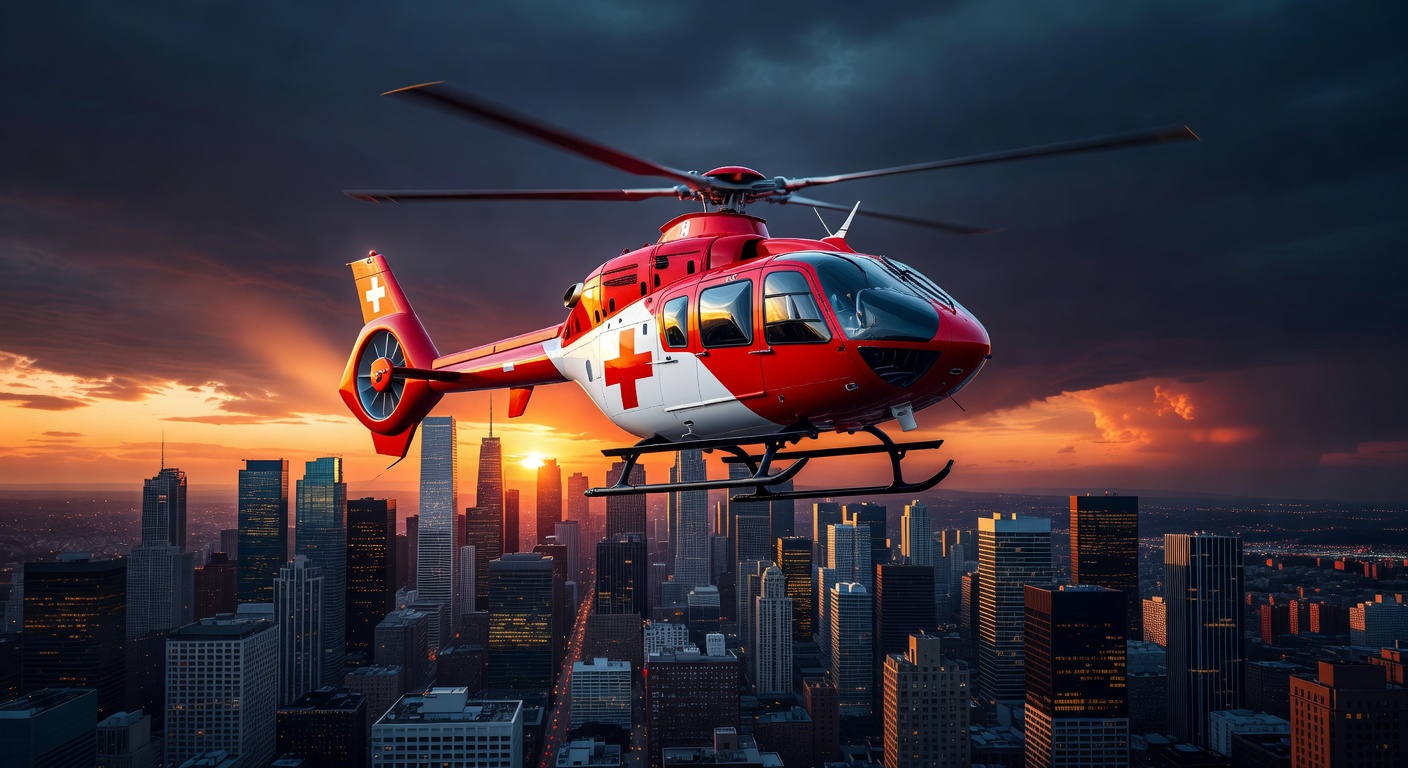 Emergency medical helicopter